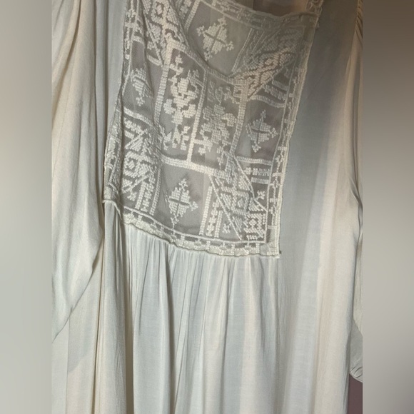 Hazel cream embroidered fairy large romantic, victorian feminine bohemian - Picture 4 of 10